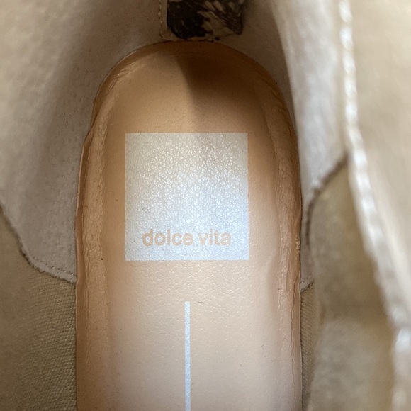 Women’s Dolce Vita faux snakeskin ankle booties. Style: TAVIN. Size 8M. Like new - Picture 10 of 14